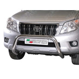 Misutonida Eu Approved Front Bar 76mm Stainless Finish For Toyota Landcruiser Lc150 2009-2017