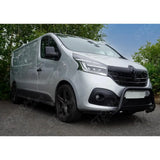 Misutonida Eu Approved Front Bar In Black 63mm For Renault Trafic 2014 On