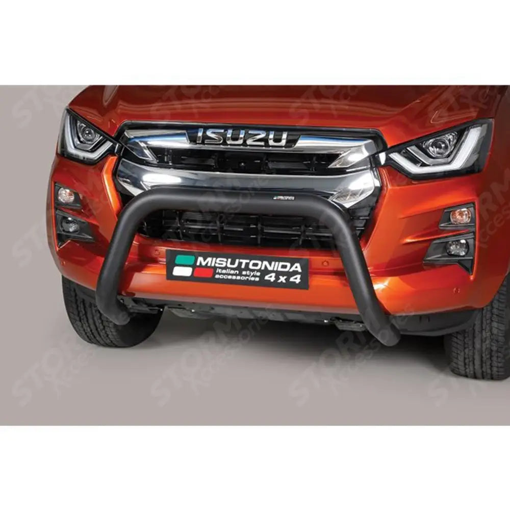Misutonida Eu Approved Front Bar In Black 76mm For Isuzu D-max 2021 - 2024