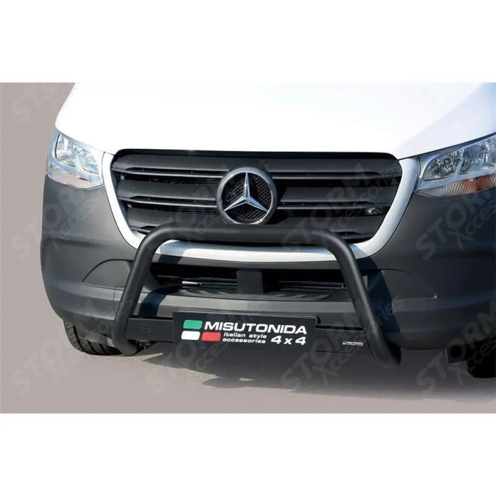 Misutonida Front A-bar 63mm Black For Mercedes Sprinter 2018 On