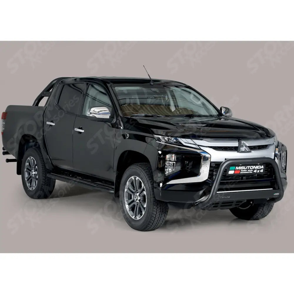Misutonida Front A-bar 63mm Black For Mitsubishi L200 Series 6 2019 On