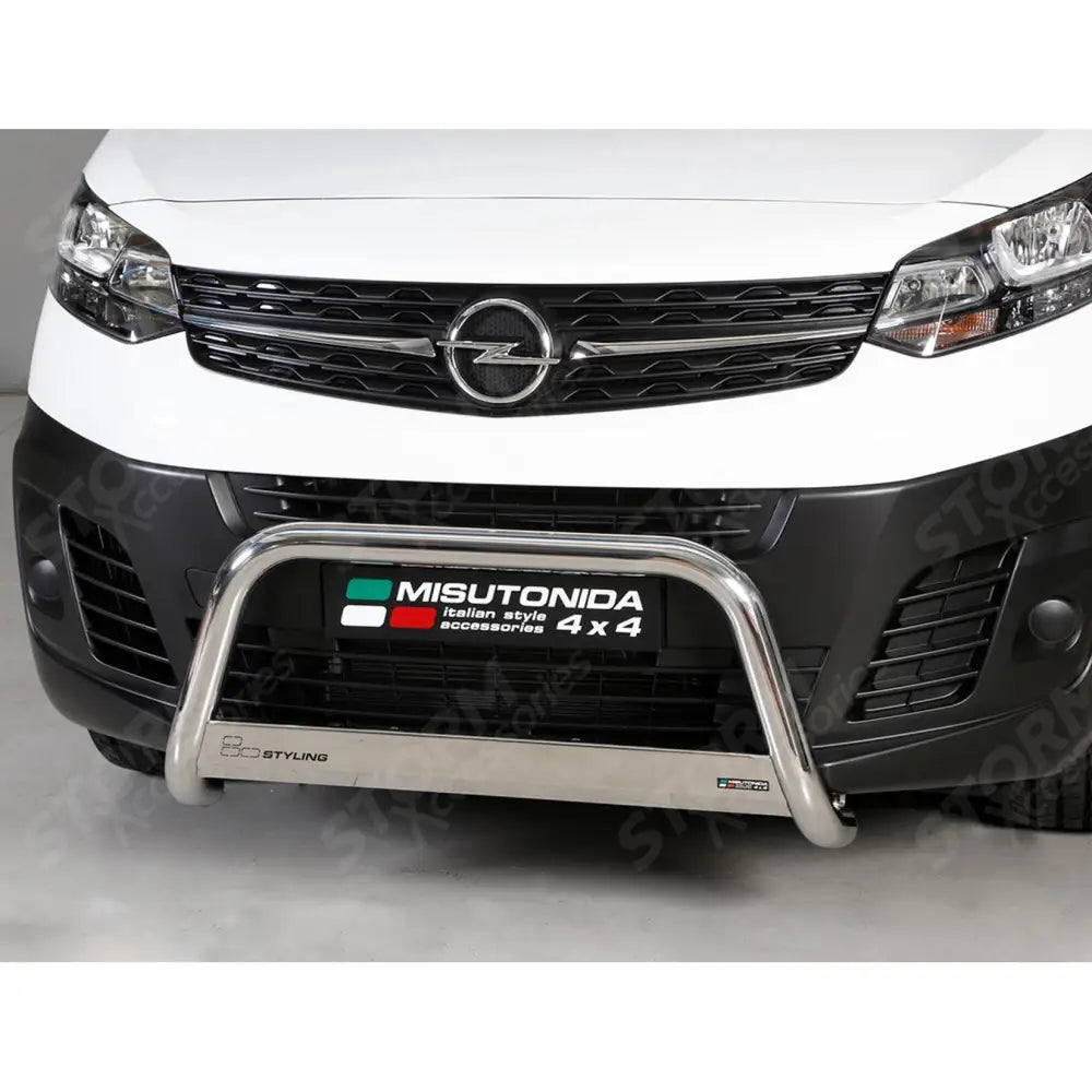 Misutonida Front A-bar 63mm Stainless For Vauxhall Vivaro 2019 On