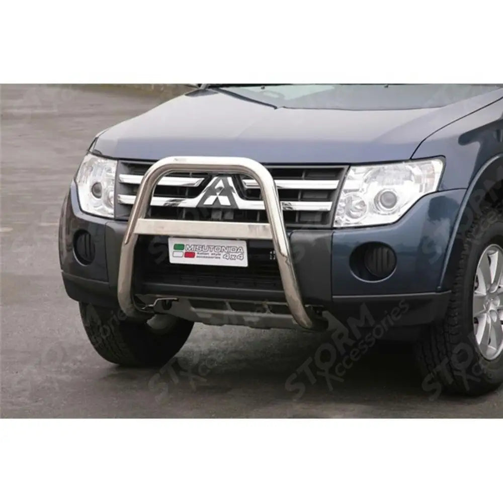 Misutonida High Front A-bar 63mm Stainless Finish For Mitsubishi Shogun - Pajero 2007-2014
