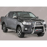 Misutonida High Front A-bar 63mm Stainless Finish For Toyota Hilux Mk8 2016-2020