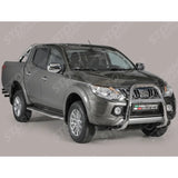 Mitsubishi L200 Series 5 2015 On - Misutonida High Front A-bar - 63mm - Stainless Finish