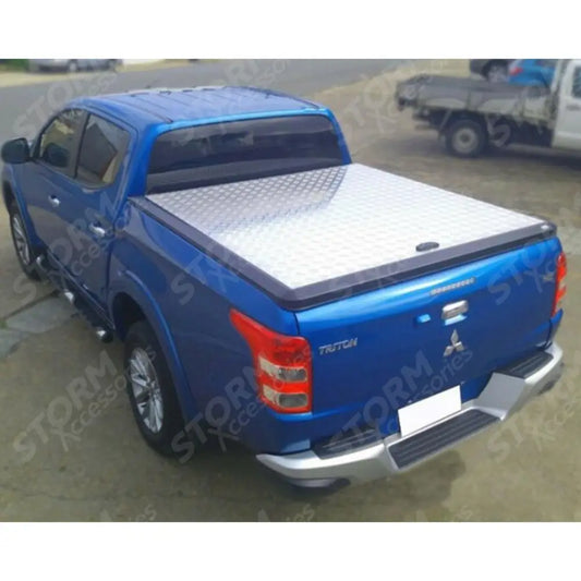 Mitsubishi L200 Series 5 - 6 - Fiat Fullback - 2015 On Aluminium Tonneau Cover - Mill Finish