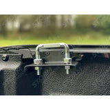 Mitsubishi L200 Series 5 - 6 - Fiat Fullback D-cab 2016 On - Egr Aluminium Tonneau Cover - Black Finish