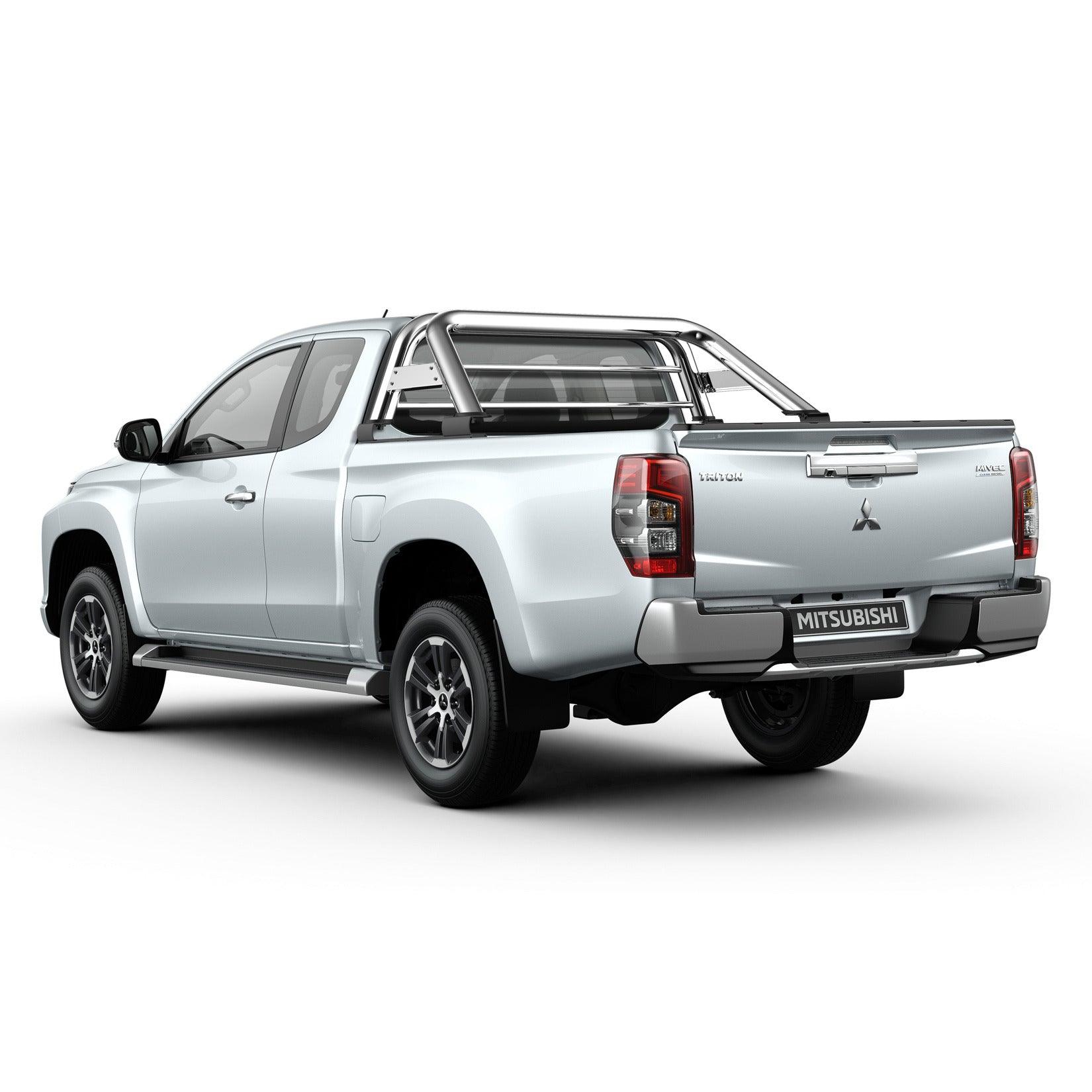 MITSUBISHI L200 SERIES 5 &amp; 6 2016 ON STAINLESS STEEL SX ROLL BAR - Storm Xccessories2
