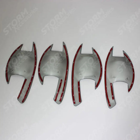 Mitsubishi L200 Series 6 2019 On - Stx Door Handle Inserts - Black - Set Of 4