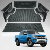 Next Gen 5 Pc Anti-Slip Under Rail Load Bed Liner For Volkswagen Amarok 2023 On