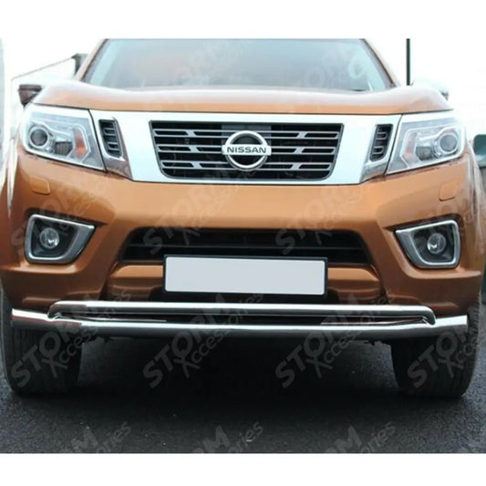 Nissan Navara Np300 2015 On - Stx Stainless Steel Double Tier City Bar - Spoiler Bar