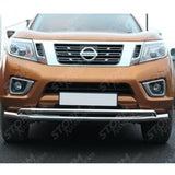 Nissan Navara Np300 2015 On - Stx Stainless Steel Double Tier City Bar - Spoiler Bar