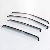 Nissan Navara Np300 - 2016 On Double Cab Egr Genuine Quad Wind Deflectors - External Fit