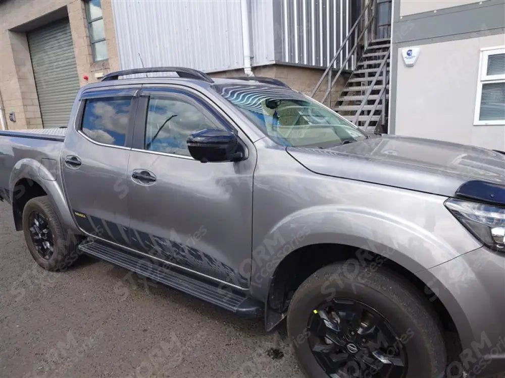 Nissan Navara Np300 - 2016 On Double Cab Egr Genuine Quad Wind Deflectors - External Fit