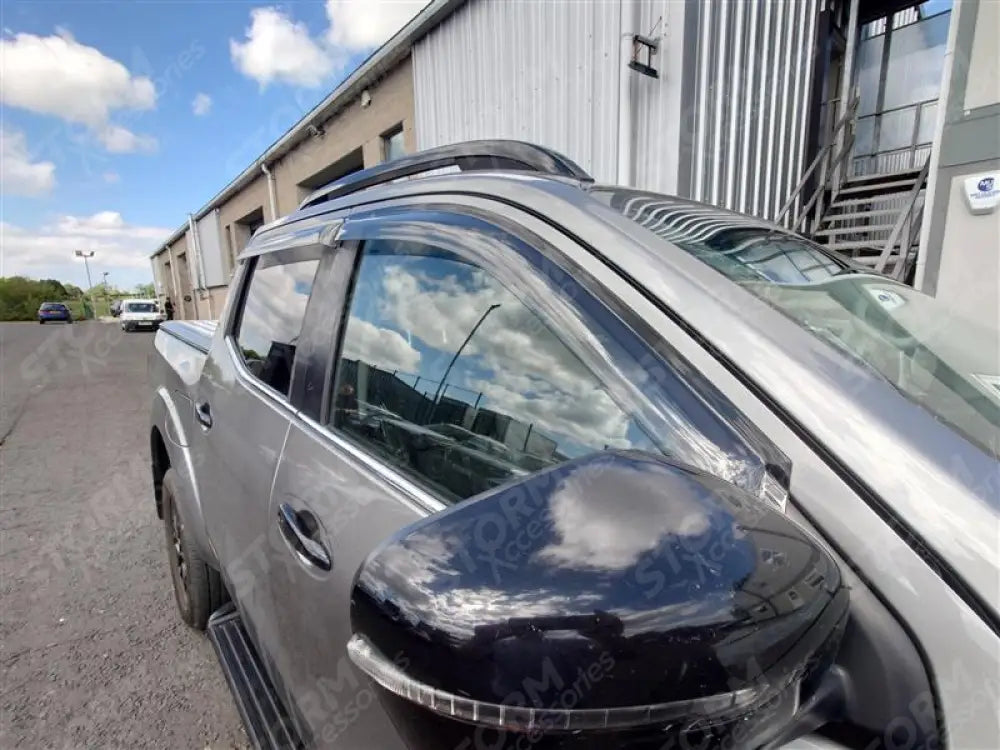 Nissan Navara Np300 - 2016 On Double Cab Egr Genuine Quad Wind Deflectors - External Fit