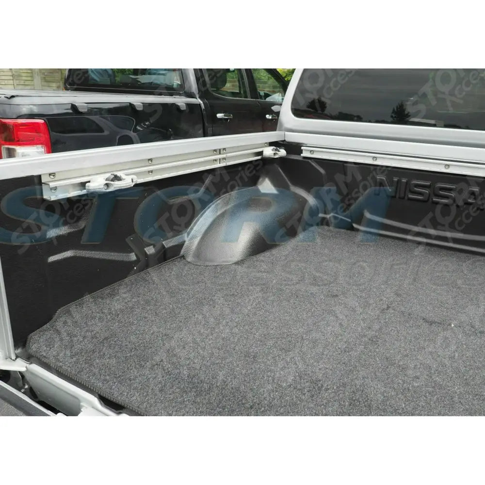 Nissan Navara Np300 2016 On Double Cab Load Bed Carpet Mat Black