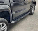 Nissan Navara Np300 2016 On - Double Cab - Stx Side Steps - Running Boards - Black