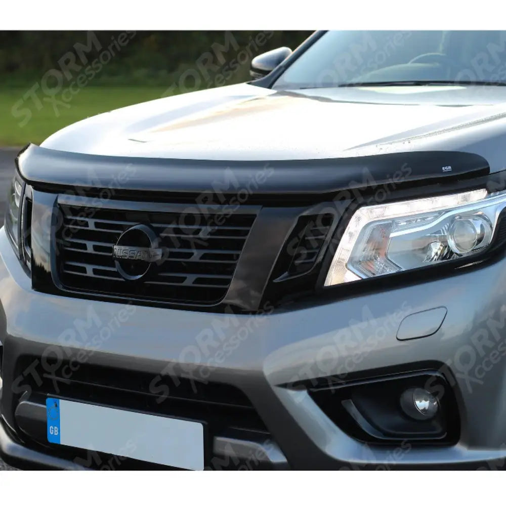 Nissan Navara Np300 2016 On - Egr Dark Smoke Bonnet Guard Protector