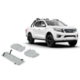 Nissan Navara Np300 2016 On - Off-road Skid Plate - 4mm Aluminium - Fuel Tank - (Not Add Blue) - 3170