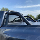 Nissan Navara Np300 / Ford Ranger / Toyota Hilux Double Cab - Ridgeback Roll Bar For Rtc In Black