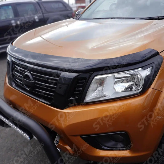 Nissan Np300 - D23 - 2016 On Bonnet Guard Protector - Black