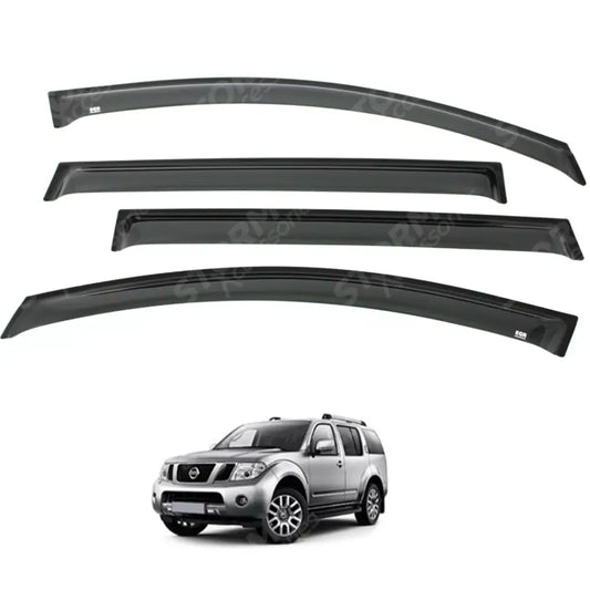 Nissan Pathfinder 2005-2014 EGR Quad Wind Deflectors - External Fit