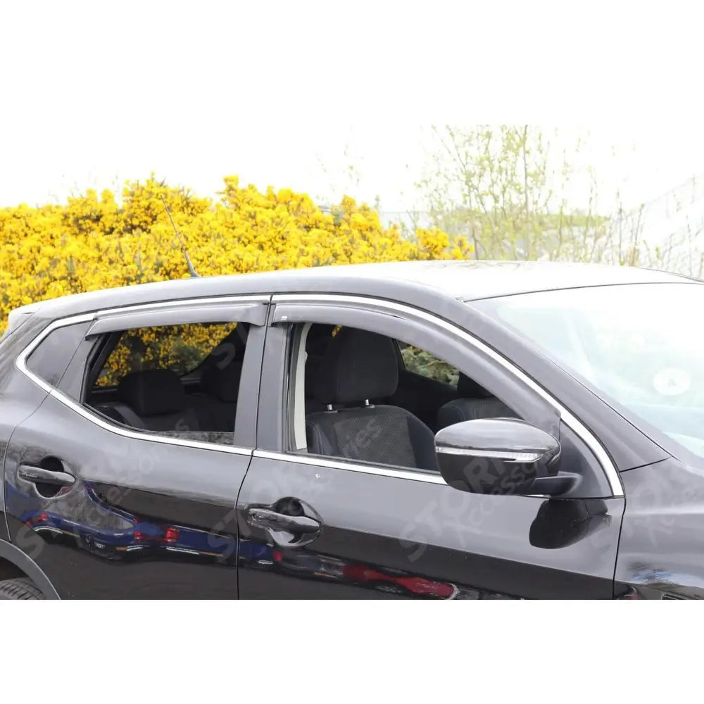 Nissan Qashqai 2014 On - Egr Quad Wind Deflectors - External