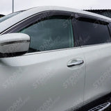 Nissan X-trail 2014 On - Egr Quad Wind Deflectors - External Fit