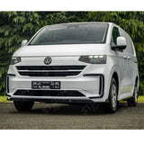 Outer Canard Loops In Gloss Black For Volkswagen Transporter T7 2025 on