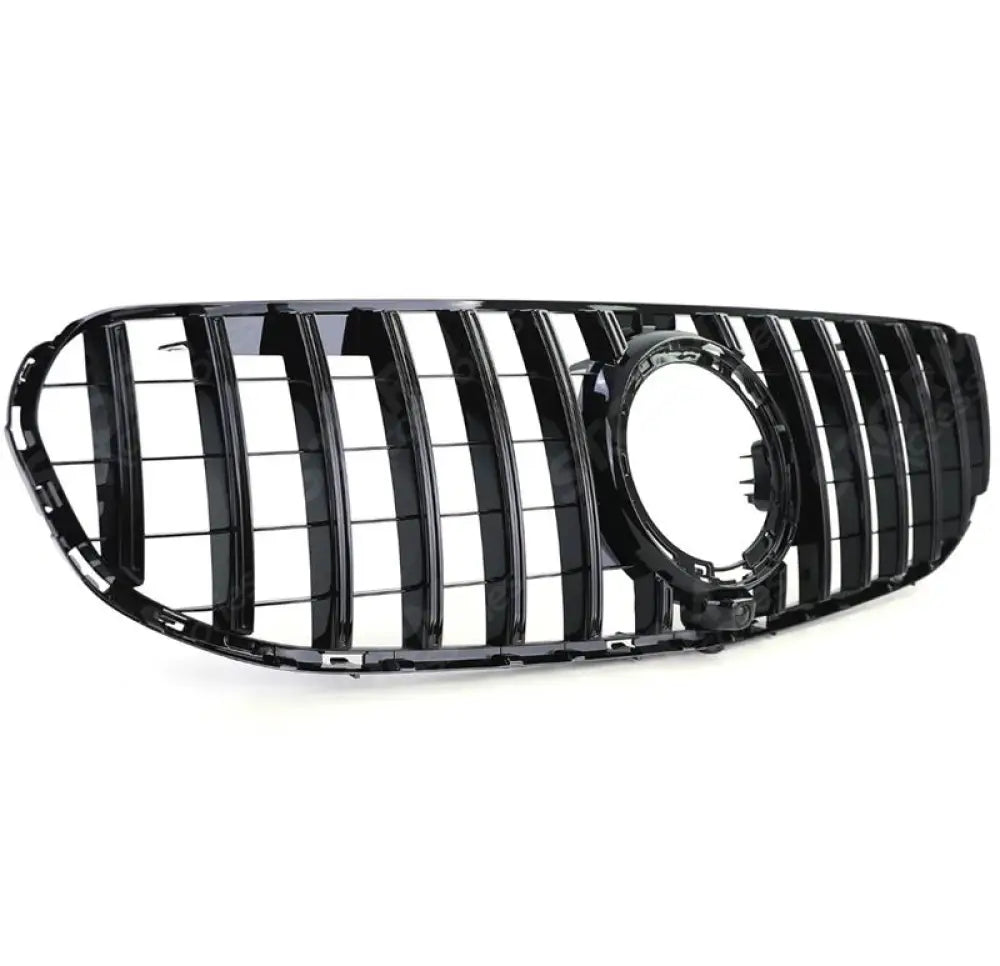 Panamericana Gt Style Upgrade Front Grill Gloss Black For Mercedes Glc X253 2019-2022
