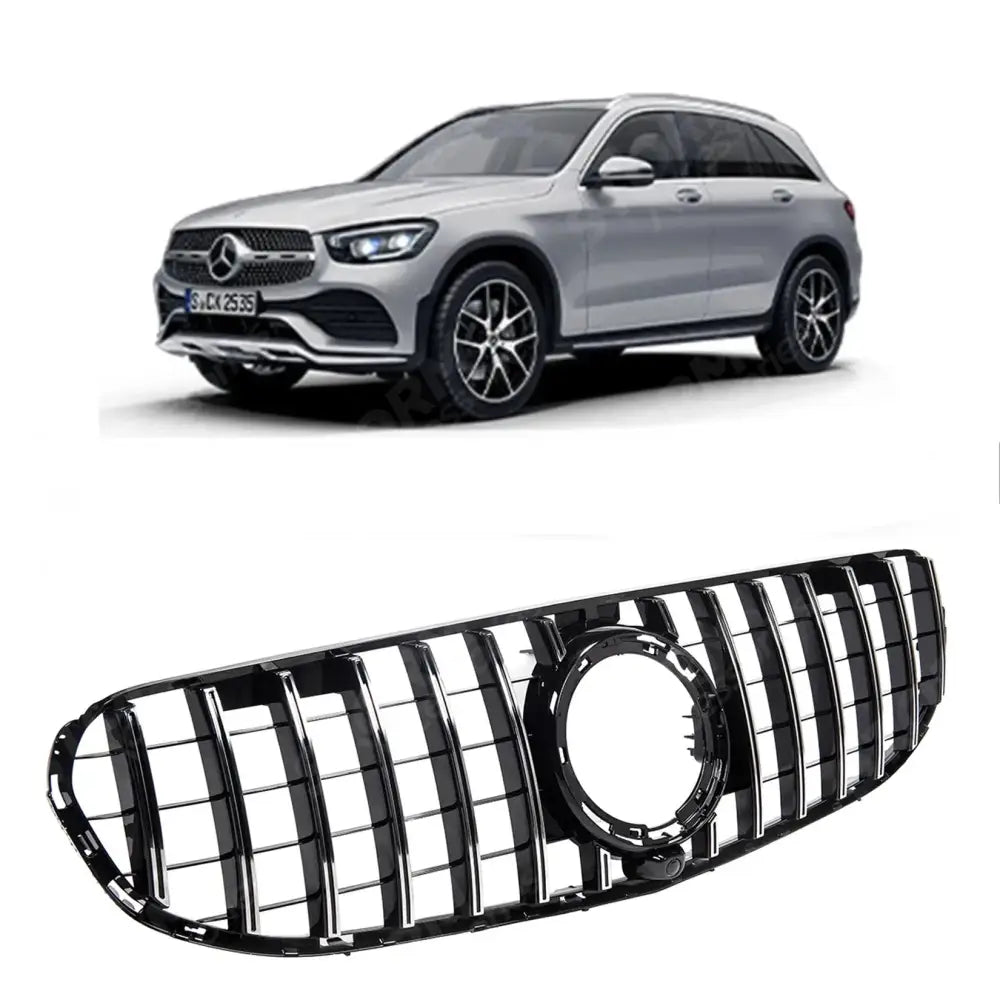 Panamericana Gt Style Upgrade Front Grille For Mercedes Glc X253 2019-2023
