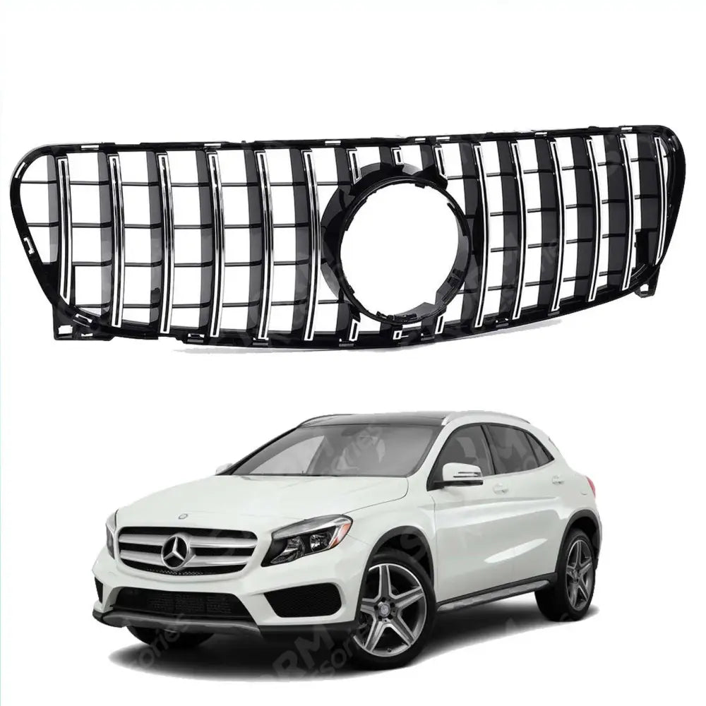 Panamericana Gt Upgrade Front Grill For Mercedes Gla X156 2014 - 2016
