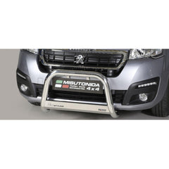 PEUGEOT PARTNER 2018 ON - MISUTONIDA STAINLESS STEEL FRONT A-BAR - Storm Xccessories