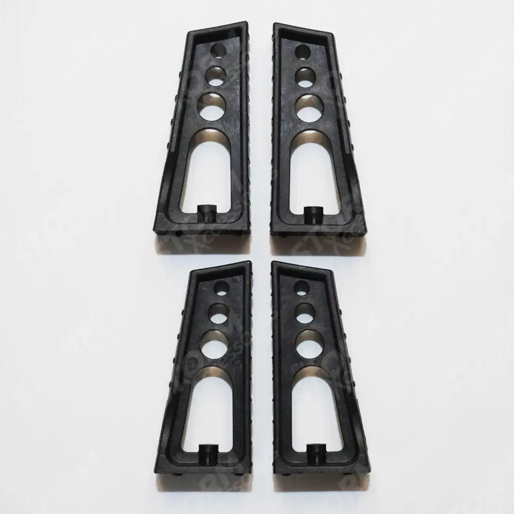 Plastic Load Stops T-track (2 Pairs) For Cross Bars Universal Fit In Black