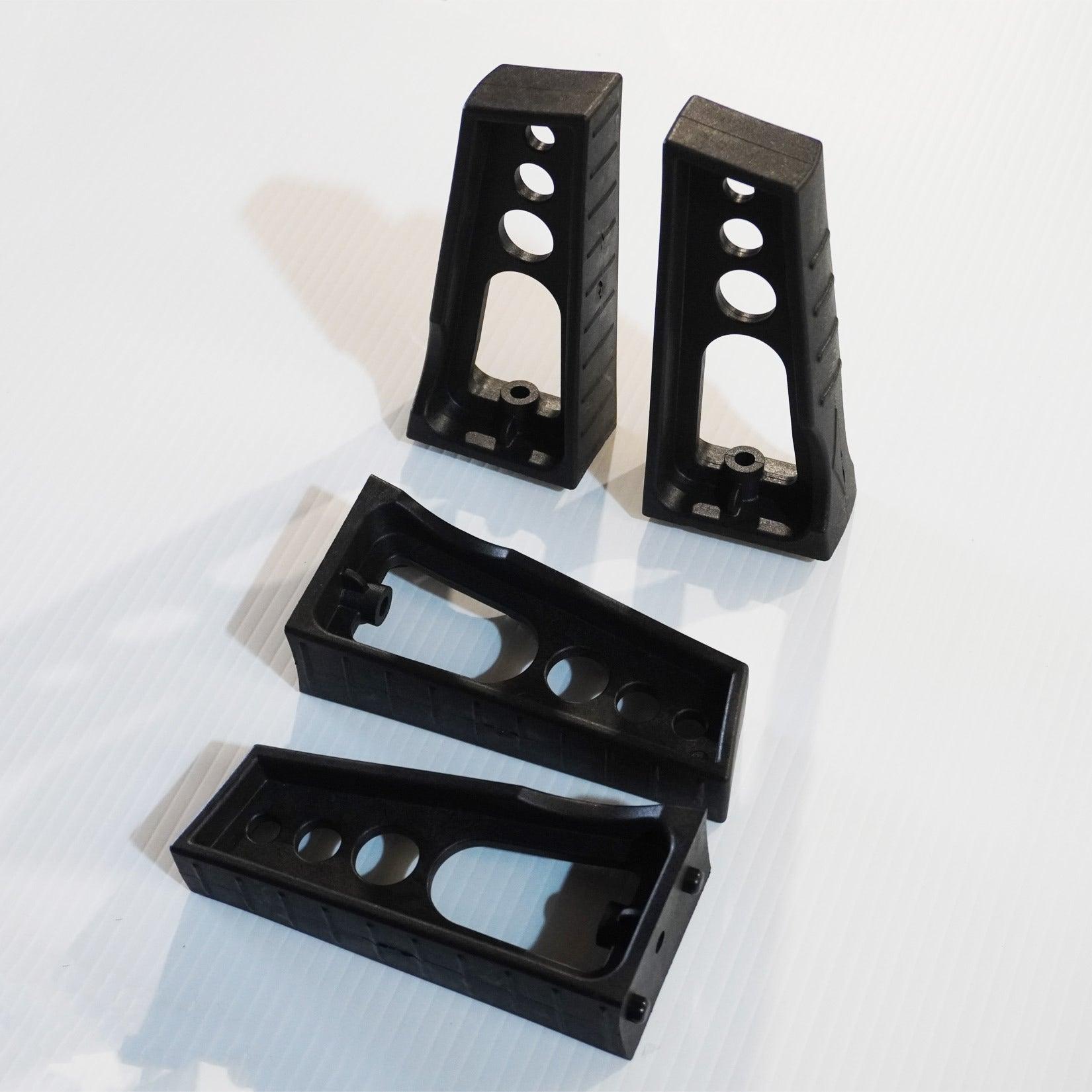 PLASTIC LOAD STOPS T-TRACK (2 PAIRS) FOR CROSS BARS UNIVERSAL FIT IN BLACK - Storm Xccessories2