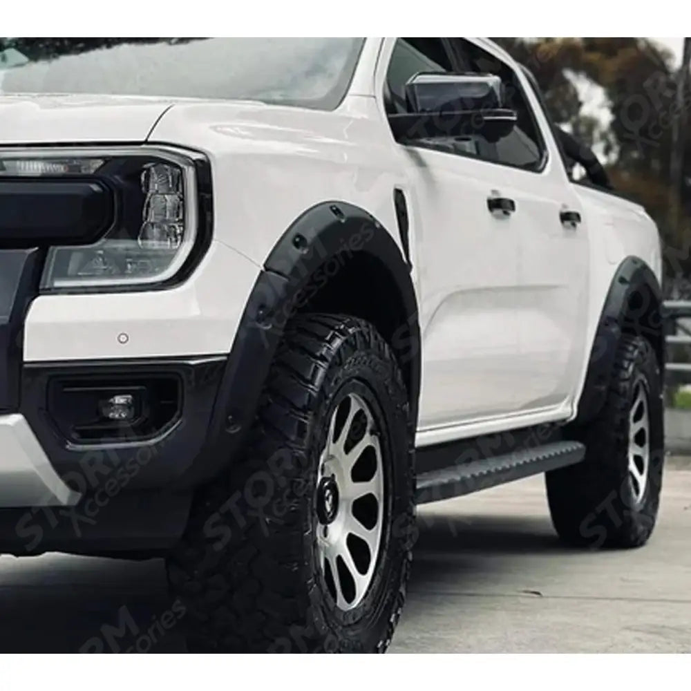 Platinum EGR Wheel Arches Smooth Bolt on Look Black For Ford Ranger T9 2023 on