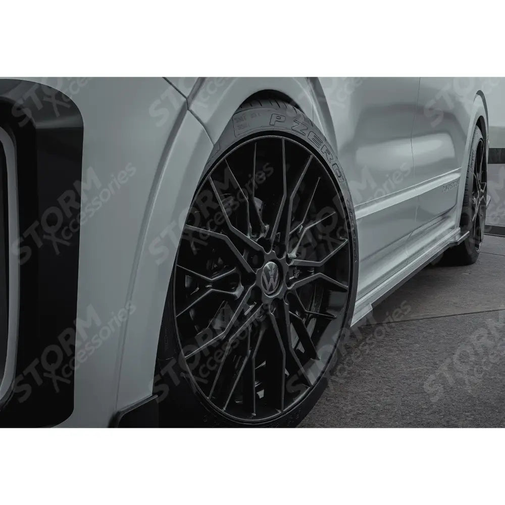 Premium Aero Kit In Gloss Black For Volkswagen Transporter T7 LWB TAILGATE 2025 on