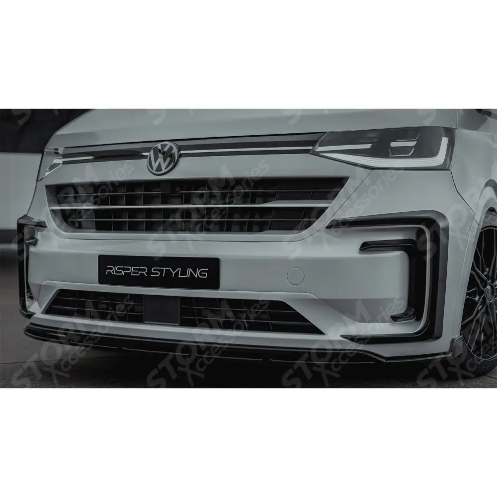 Premium Aero Kit In Gloss Black For Volkswagen Transporter T7 LWB TAILGATE 2025 on
