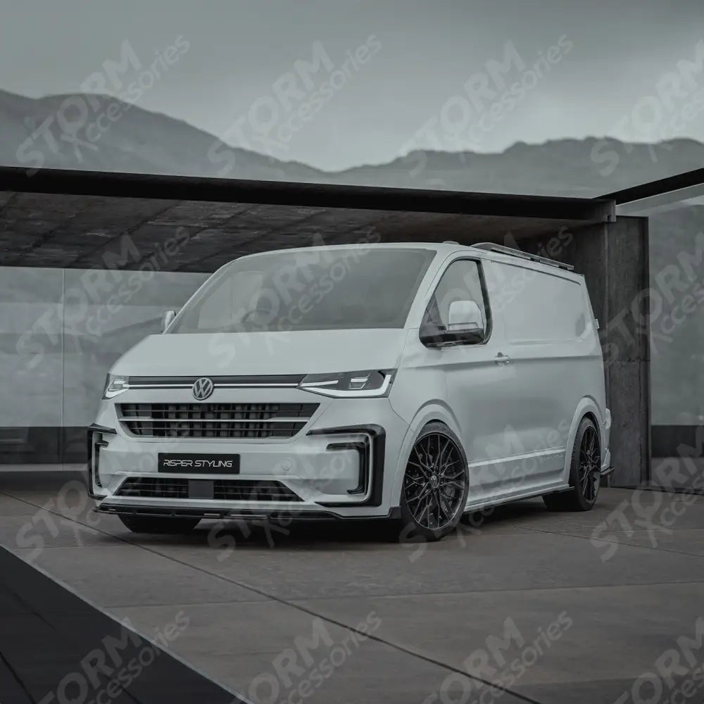 Premium Aero Kit In Gloss Black For Volkswagen Transporter T7 LWB TAILGATE 2025 on