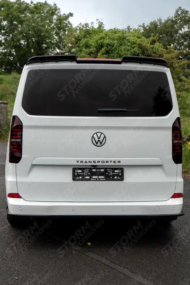 Premium Aero Kit In Gloss Black For Volkswagen Transporter T7 LWB TAILGATE 2025 on
