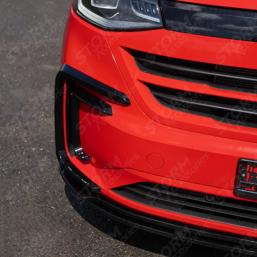 Premium Aero Kit In Gloss Black For Volkswagen Transporter T7 SWB TAILGATE 2025 on