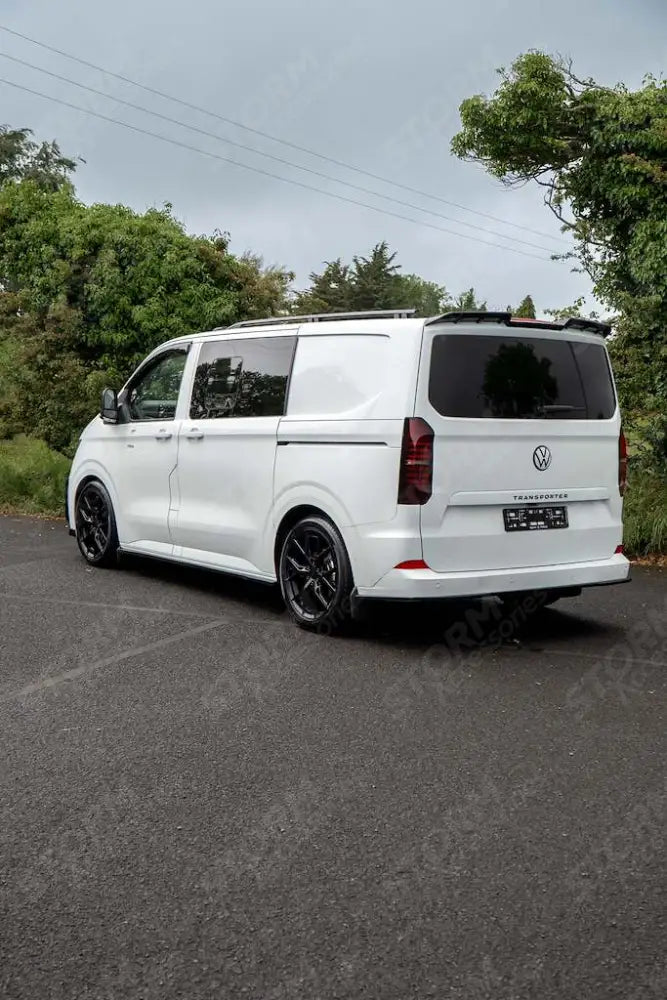 Premium Aero Kit In Gloss Black For Volkswagen Transporter T7 SWB TAILGATE 2025 on