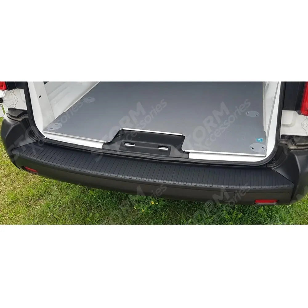 Proace 2016 On - Jumpy 2016 On - Expert 2016 On - Zafira Life (Van) - Compact /mwb - Black Rear Bumper Protector - N-0057