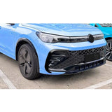R Line Front Canards In Gloss Black For Volkswagen Tiguan MK3 2024+