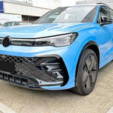 R Line Front Canards In Gloss Black For Volkswagen Tiguan MK3 2024+