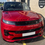 Range Rover Sport 2023+ SV Style Front Splitter Lip In Gloss Black