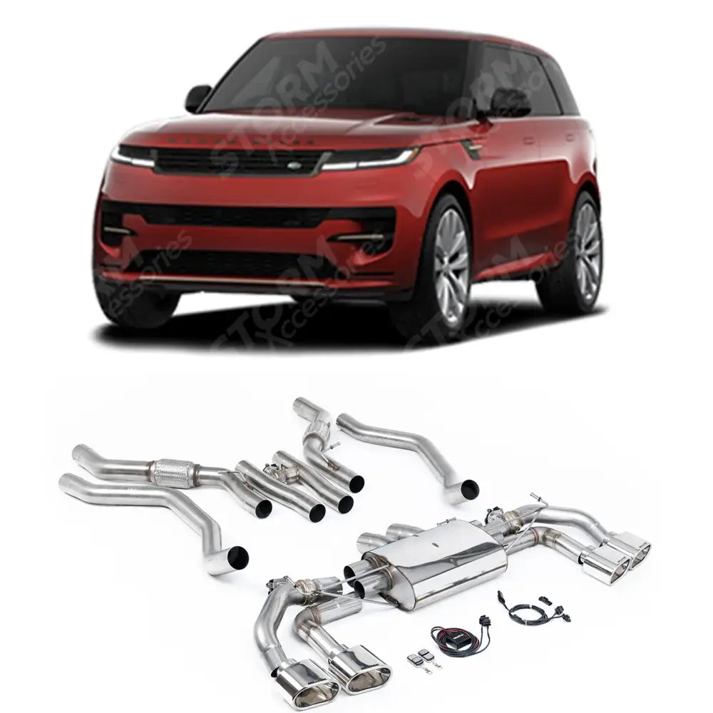 Range Rover Sport L461 2023+ P530 4.4 V8 Milltek Sport Cat Back Exhaust System Polished Ovals