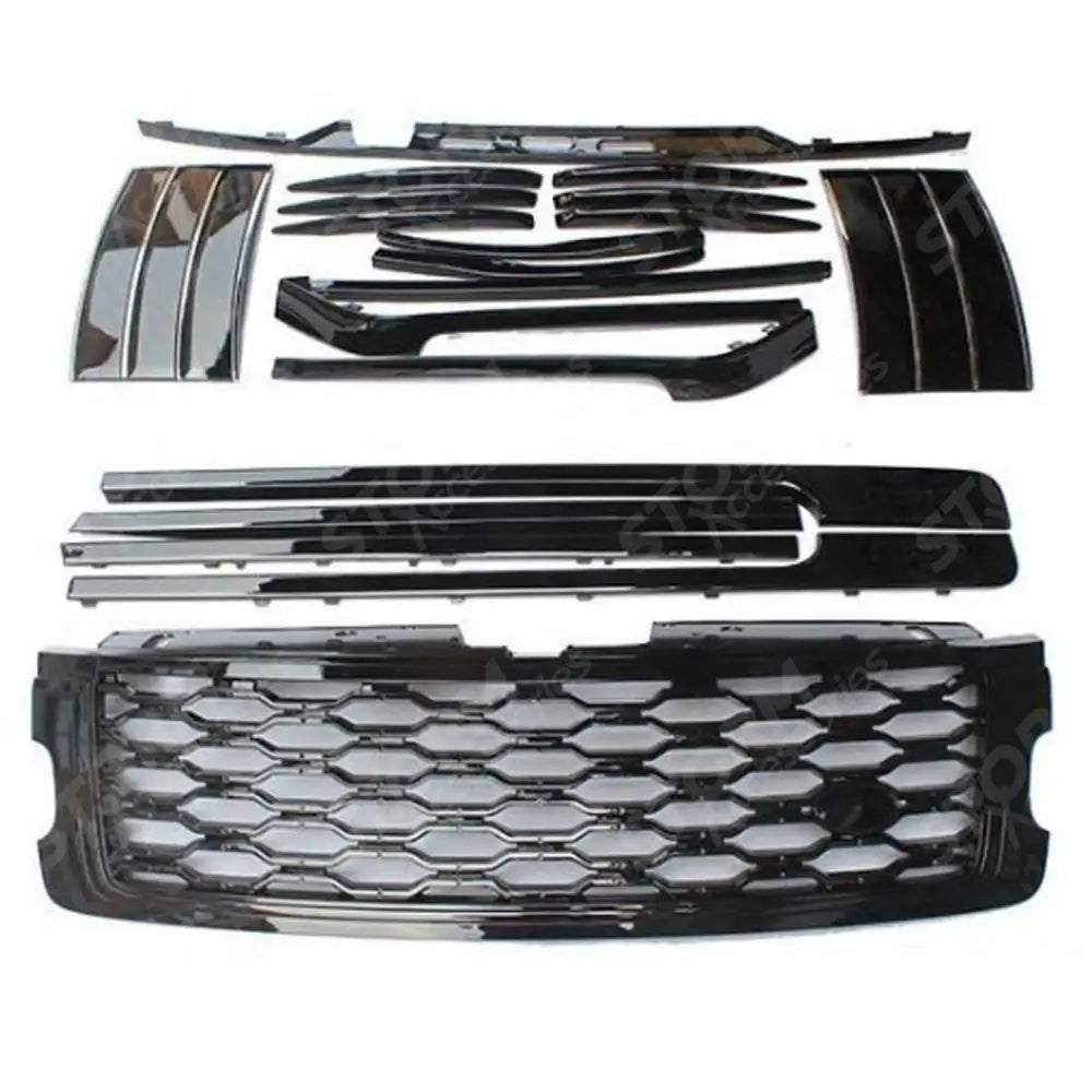 Range Rover Vogue 2018 - 2022 - L405 - Body Kit Trim Set - Grille And Trims - Black