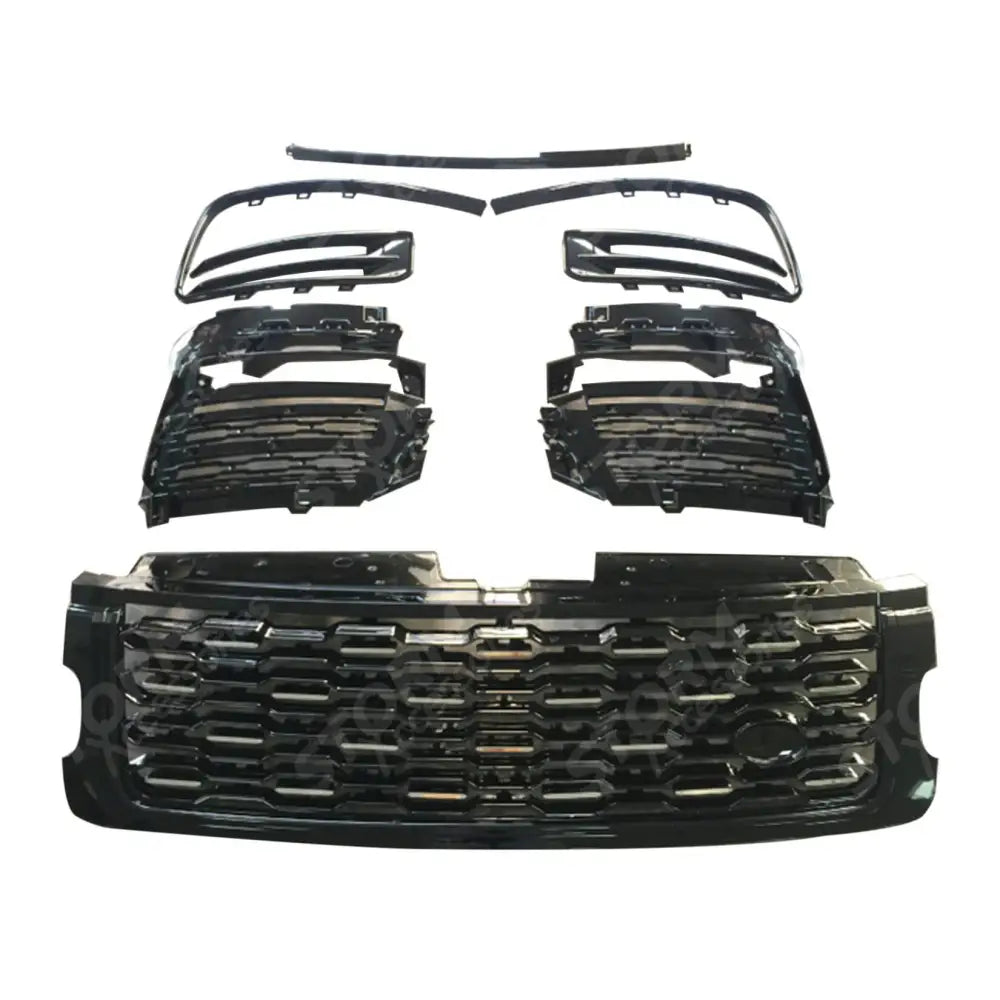 Range Rover Vogue L405 2018+ 6 Piece Sva Gloss Black Grill Kit