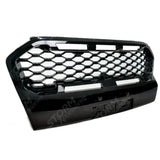 Ranger T6 2016-2019 Replacement Grill With LED'S In Gloss Black - Mesh Style